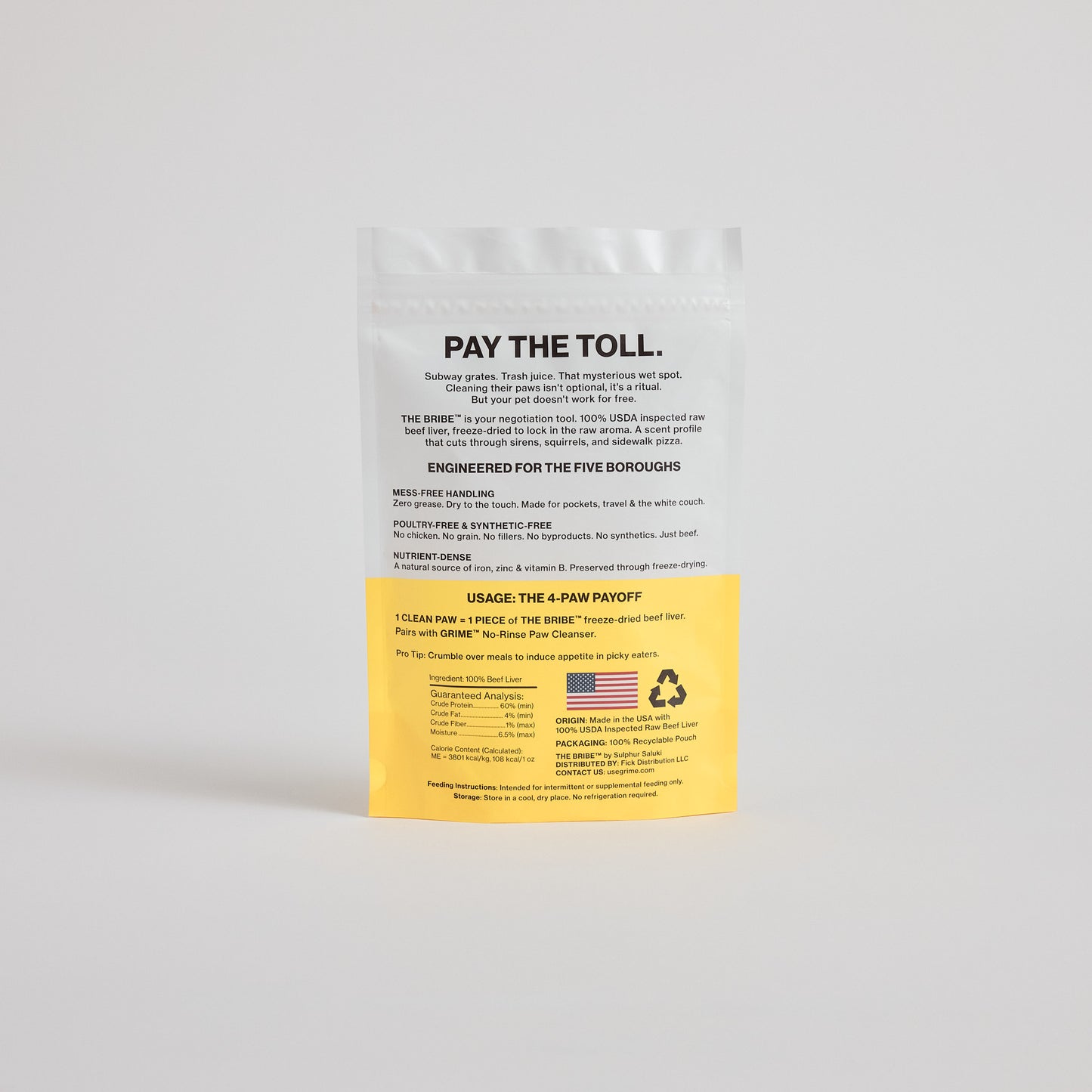 THE BRIBE — Freeze-Dried Beef Liver Treats