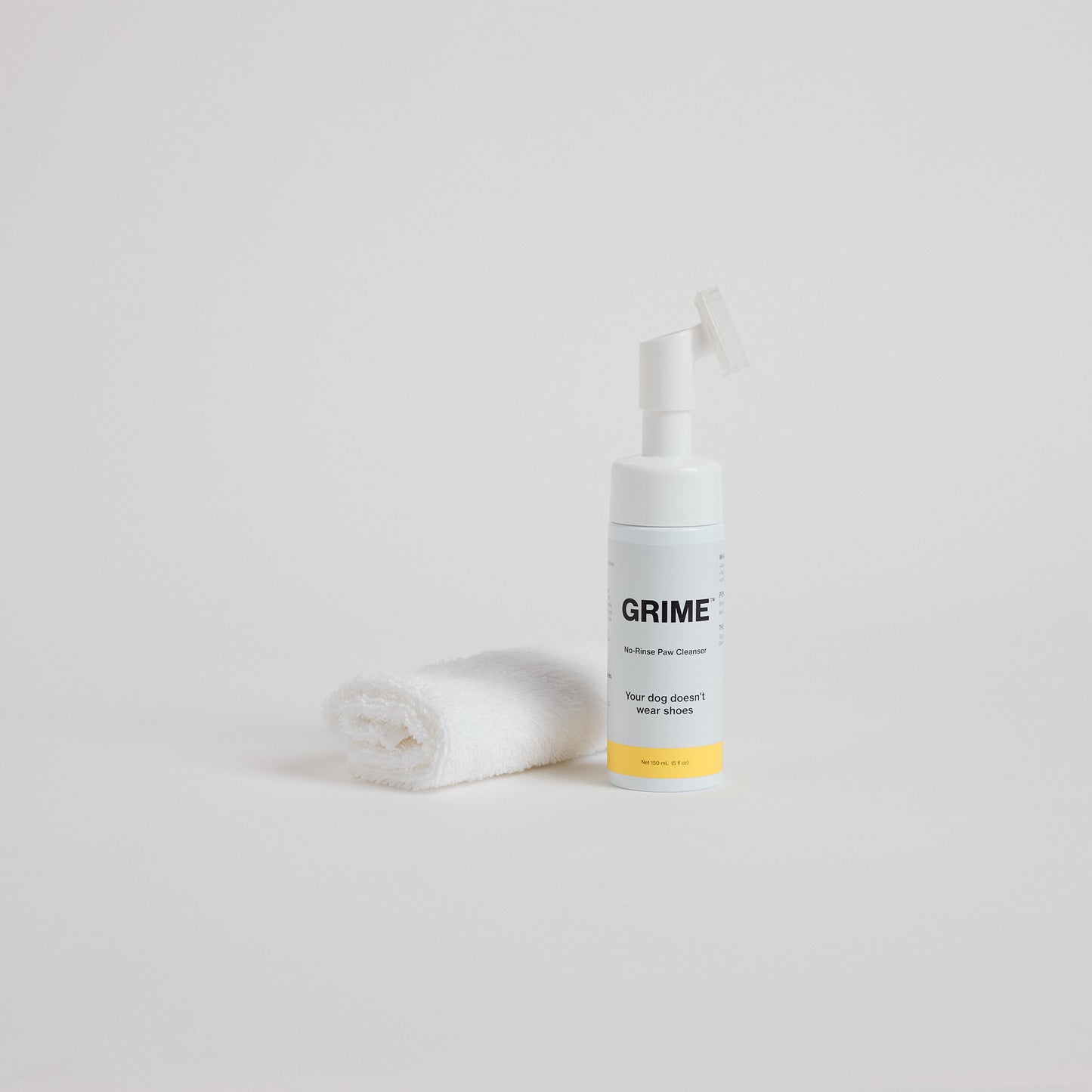GRIME — No-Rinse Foaming Paw Cleanser & Microfiber Towel