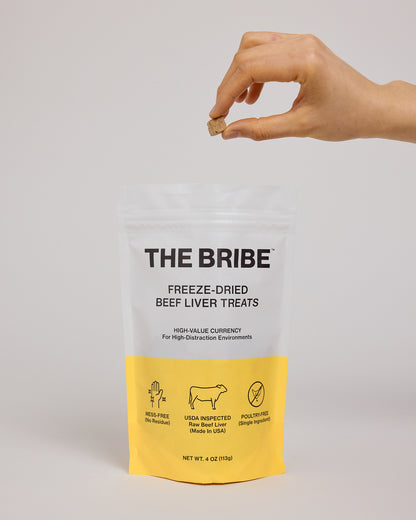 THE BRIBE — Freeze-Dried Beef Liver Treats