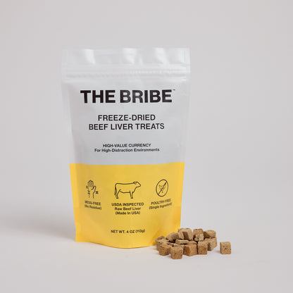 THE BRIBE — Freeze-Dried Beef Liver Treats